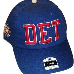 Detroit Pistons Mens Adjustable Strapback hat Cap Blue New Tags Nba